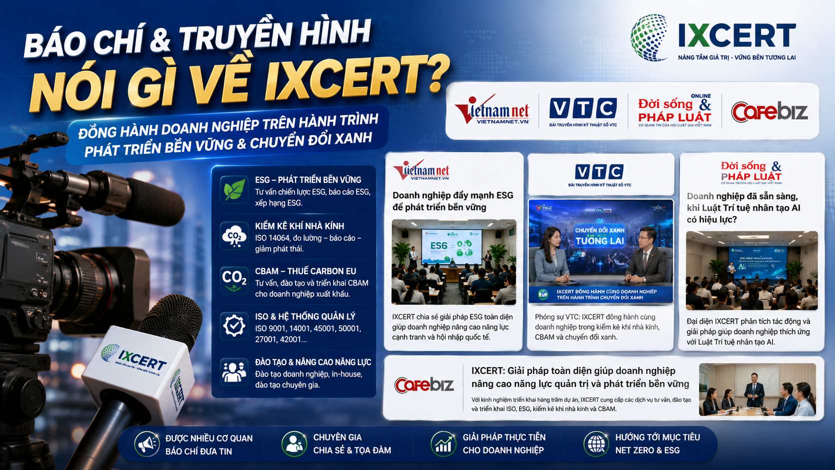 Báo chí truyền hình nói gì về IXCERT?