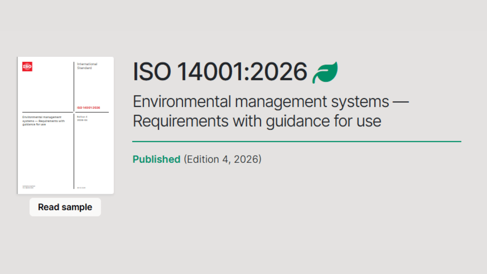 Sự khác nhau giữa ISO 14001:2026 phiên bản mới và ISO 14001:2015 phiên bản cũ