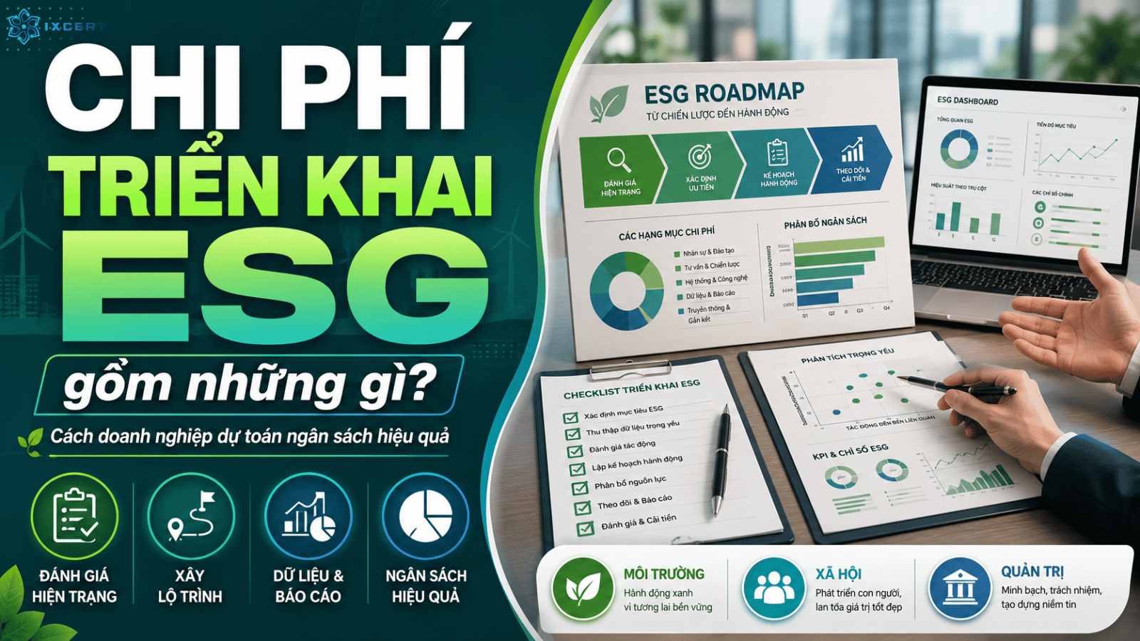 Chi phí triển khai ESG gồm những gì? Cách doanh nghiệp dự toán ngân sách hiệu quả
