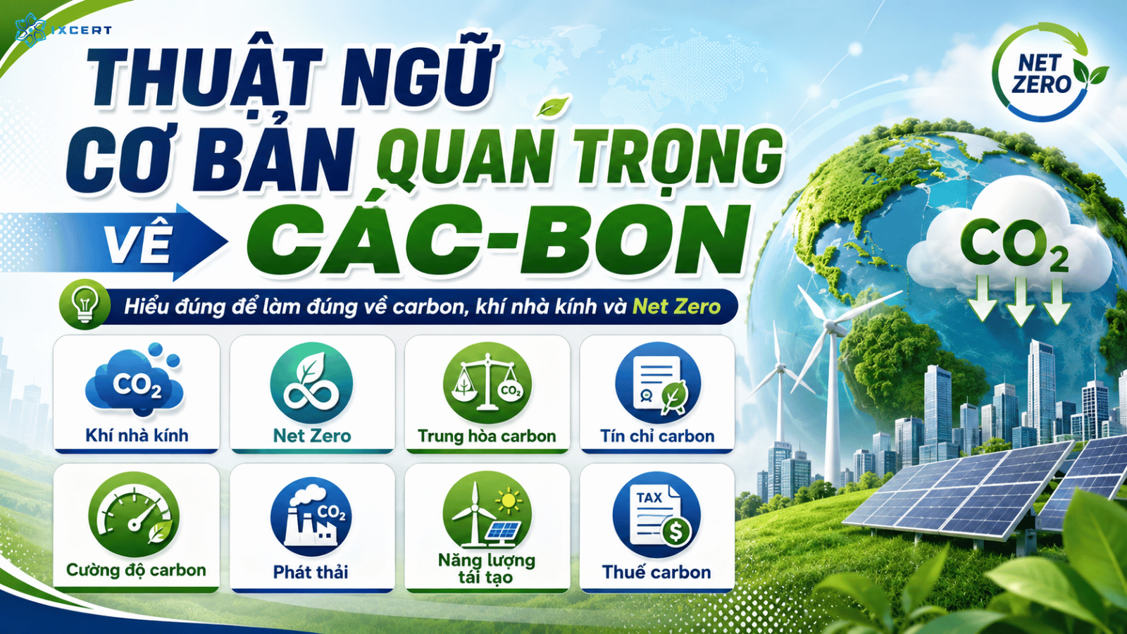 Các thuật ngữ cơ bản, quan trọng, ý nghĩa nhất về các-bon cần biết